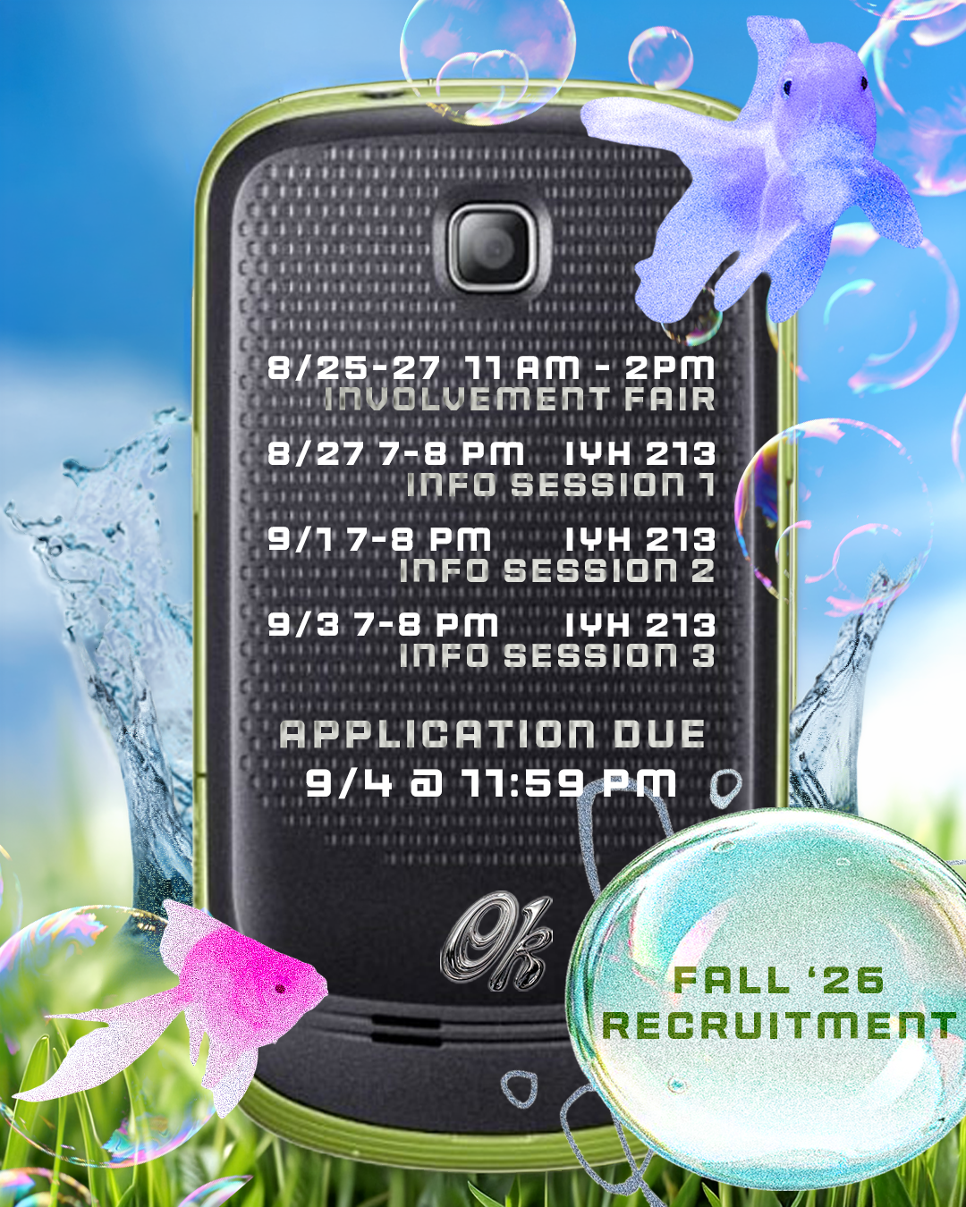 OK Foundation fall recruitment schedule